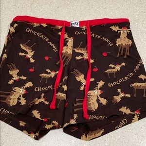 Lazy one woman boxer shorts